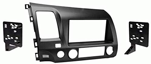 METRA 99-7816G Compatible with Honda Civic 2006-2011 Single or Double DIN Stereo Radio Install Dash Kit Gray