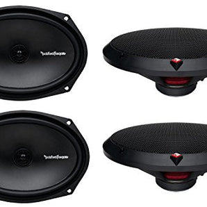 4 Rockford Fosgate R169X2 6x9" 260W 2 Way Car Coaxial Speakers Audio Stereo