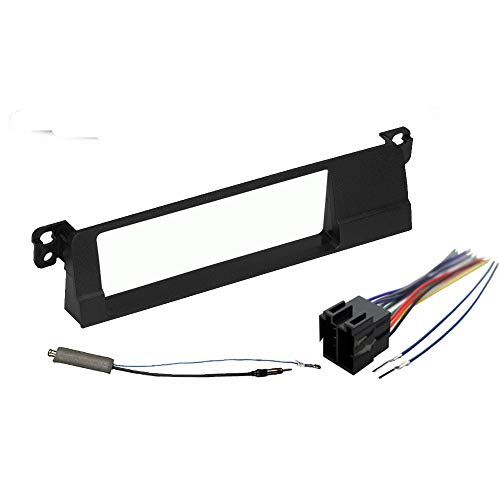 Metra Compatible with BMW M3 2001 2006 Single DIN Stereo Harness Radio Install Dash Kit Package