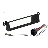Thumbnail for Metra Compatible with BMW M3 2001 2006 Single DIN Stereo Harness Radio Install Dash Kit Package