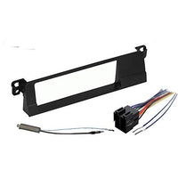 Thumbnail for American Terminal Compatible with BMW M3 2001 2006 Single DIN Stereo Harness Radio Install Dash Kit Package