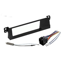 Thumbnail for Absolute USA Compatible with BMW M3 2001 2006 Single DIN Stereo Harness Radio Install Dash Kit Package