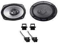 Thumbnail for Kenwood KFC-6966S Rear Factory Speaker Replacement + METRA 72-4568 for 1997-2003 Chevrolet Chevy Malibu