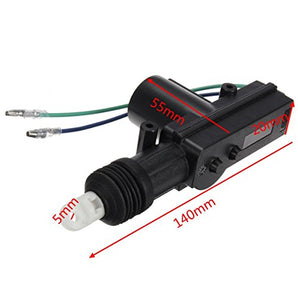 power door lock actuator motor with measurements, universal fit for car and truck applications.