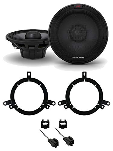 Alpine R-S65.2 6.5" Front Factory Speaker Replacement Kit For 1999-2004 Chrysler 300M