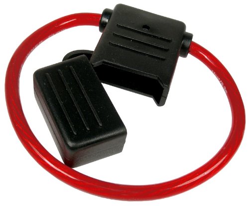 25 Patron 8 Gauge 60 AMP In-Line Maxi Blade Fuse Holder with Dust Cap