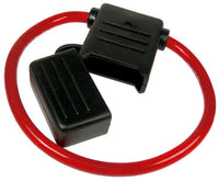 Thumbnail for 25 Patron 8 Gauge 60 AMP In-Line Maxi Blade Fuse Holder with Dust Cap