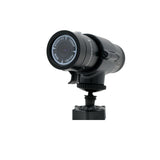 Diamond Audio D500 motorsport series camera on a mount with a 120-degree fisheye lens.