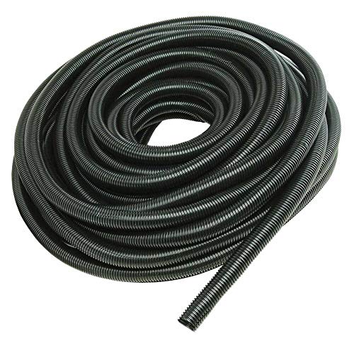 Absolute  1/2" Stereo Tubing Wire Cover Black Split Loom Flexible Good Quality - (100' Ft)