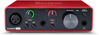 Thumbnail for Focusrite Scarlett 2i2 Studio 4th Gen USB Audio Interface Bundle for the Songwriter with Condenser Microphone and Headphones for Recording, Streaming, and Podcasting