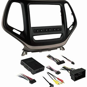 Metra 99-6526BZ Double DIN Dash Kit for Select 2014-Up Jeep Cherokee Vehicles