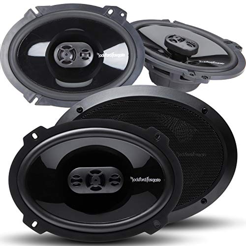 2 Rockford Fosgate Punch P1694 6" X 9" 300W 4-Way + P1683 260W Peak (130W Rms) 6" X 8" Punch Series 3-Way Full Range Coaxial Speakers - 4 Speakers