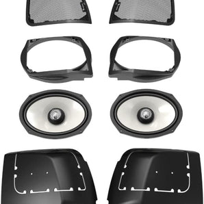 Diamond Audio MSHXM694LK 14+ Harley Davidson Cut in Lid Kit with HXM69F4 - MSHXM694LK
