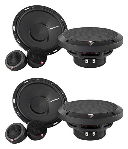 Set of 2 P165-SI Rockford Fosgate 6.5-Inches 240W 2-Way Car Audio Component Speaker System
