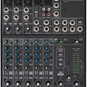 Mackie 802VLZ4 8-channel Ultra Compact Mixer with High Quality Onyx Preamps