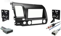 Thumbnail for METRA 99-7816G Compatible with Honda Civic 2006-2011 Single or Double DIN Stereo Radio Install Dash Kit Gray Package
