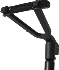 Thumbnail for Ultimate Support GS-200 Genesis Series Plus Guitar Stand with One Click Push-Button Locking Leg Mechanism, Secure Head Stock Yoke, and Support Arms