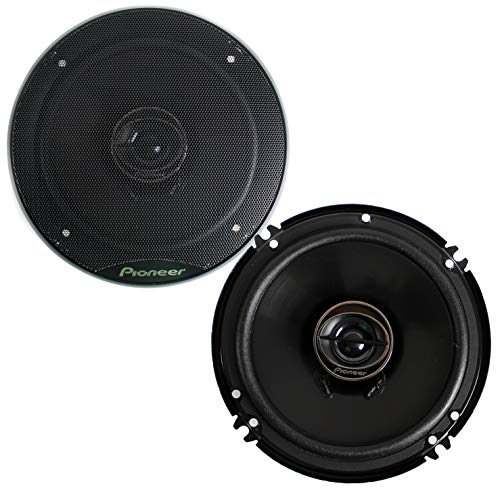 Pioneer TS-F1634R 2-Way 6-1/2" 400 Watt Car Audio Coaxial Speaker (2 Pairs) 6.5"