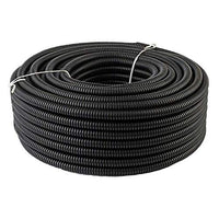 Thumbnail for American Terminal Split Wire Loom Conduit Polyethylene Black Tubing Sleeve Tube AMT 100 Ft 1/4