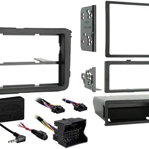 Compatible with Volkswagen Passat 2006 - 2015 Single or Double DIN Stereo Radio Install Dash Kit