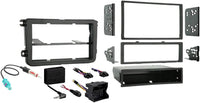 Thumbnail for Compatible with Volkswagen Passat 2006 - 2015 Single or Double DIN Stereo Radio Install Dash Kit