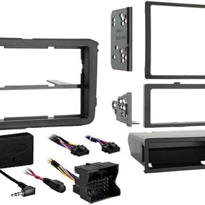 Compatible with Volkswagen Jetta 2005 - 2015 Single or Double DIN Stereo Radio Install Dash Kit