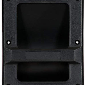 MR DJ HND97 9" X 7" Speaker Cabinet Plastic Bar Handles Black Recessed Heavy Duty