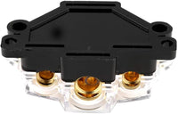 Thumbnail for Absolute PD-130G 2-4 Gauge 1 in 3 Ways Out Power Splitter Distribution Block