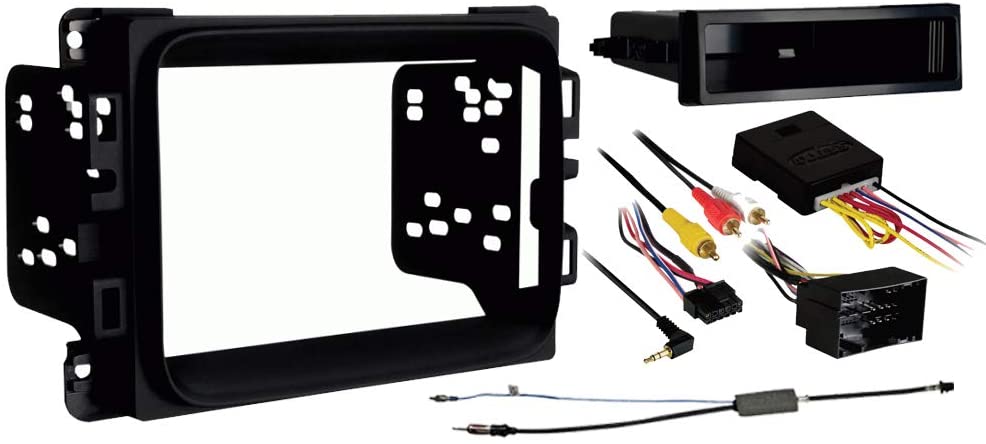 Metra Compatible with 2019 Ram 1500/2500/3500 99-6518B New Single DIN Stereo Harness Radio Install Dash Kit Package