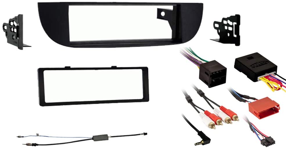 Metra Compatible with Fiat 500 500C 500E 2012 2013 2014 2015 Single DIN Stereo Harness Radio Install Dash Kit