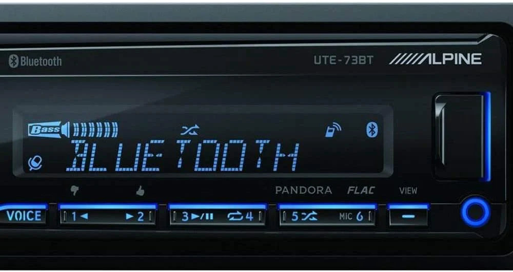 Alpine UTE-73BT Bluetooth Digital Media Receiver USB/AUX For 90-94 Chevrolet S-10 Blazer