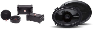 Rockford Fosgate P1T-S Punch 1" Tweeter Kit & P1692 6"x9" 2-Way Speaker