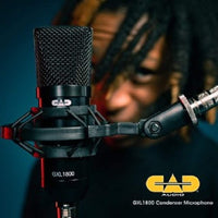 Thumbnail for CAD Audio GXL1800 Large Format Side Address Condenser Microphone- Perfect for Studio, Podcasting & Streaming, Black
