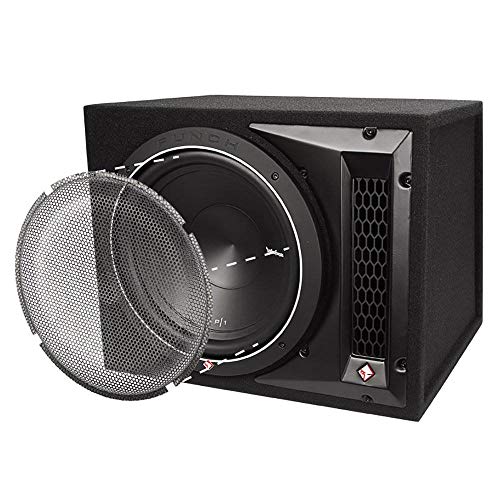 Rockford Fosgate 500W Punch Single P1 10 Inch Loaded Subwoofer Enclosure(2 Pack)