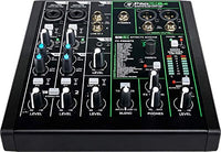 Thumbnail for Mackie ProFX6v3 6-Channel Mixer with USB and Effects with Pair of EMB XLR Cable and Gravity Magnet Phone Holder Bundle, (2)