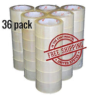Thumbnail for American Terminal Tape Clear Packaging Shipping Tape, 2-Inches x 90 YDS, Pack of 36