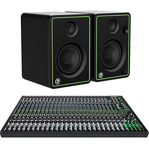 Mackie PROFX30-V3 30-Ch Pro Effects Mixer + CR4-X 4" Monitors Studio-Quality Sound
