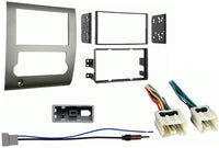 Thumbnail for Absolute RADIOKITPKG76 Compatible with Nissan Titan 2004-2005 Double DIN Stereo Harness Radio Install Dash Kit Package