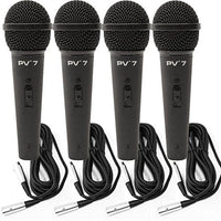 Thumbnail for 4 Peavey PV 7 Microphone with XLR to XLR Cable