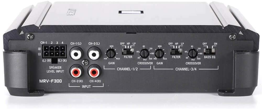 Alpine S-A32F 4-Channel Car Amplifier, 50 Watts RMS x 4 + Absolute 8 Gauge Amplifier Kit