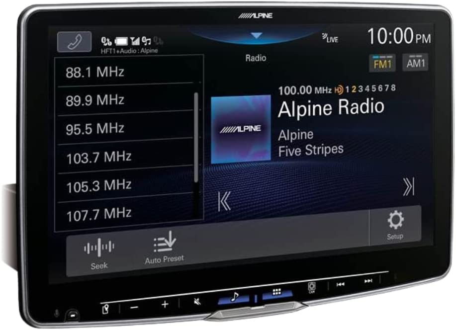 Alpine Halo11 ILX-F511 11" Digital Multimedia Receiver (Does Not Play Discs) with Back-Up Bullet Camera and SiriusXM Tuner