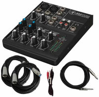 Thumbnail for Mackie 402VLZ4 4-Channel Compact Mixer with Cables Bundle