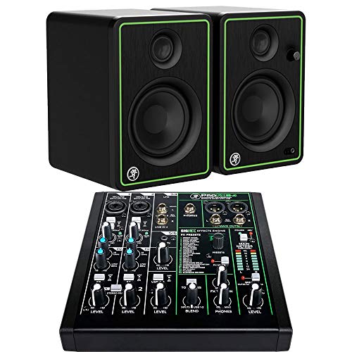 Mackie Bundle with CR4-XBT - Bluetooth Studio Monitor Pair +