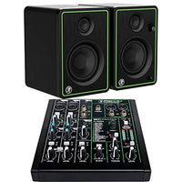 Thumbnail for Mackie Bundle with CR4-XBT - Bluetooth Studio Monitor Pair + ProFX6v3 6-channel Mixer with USB and Effects