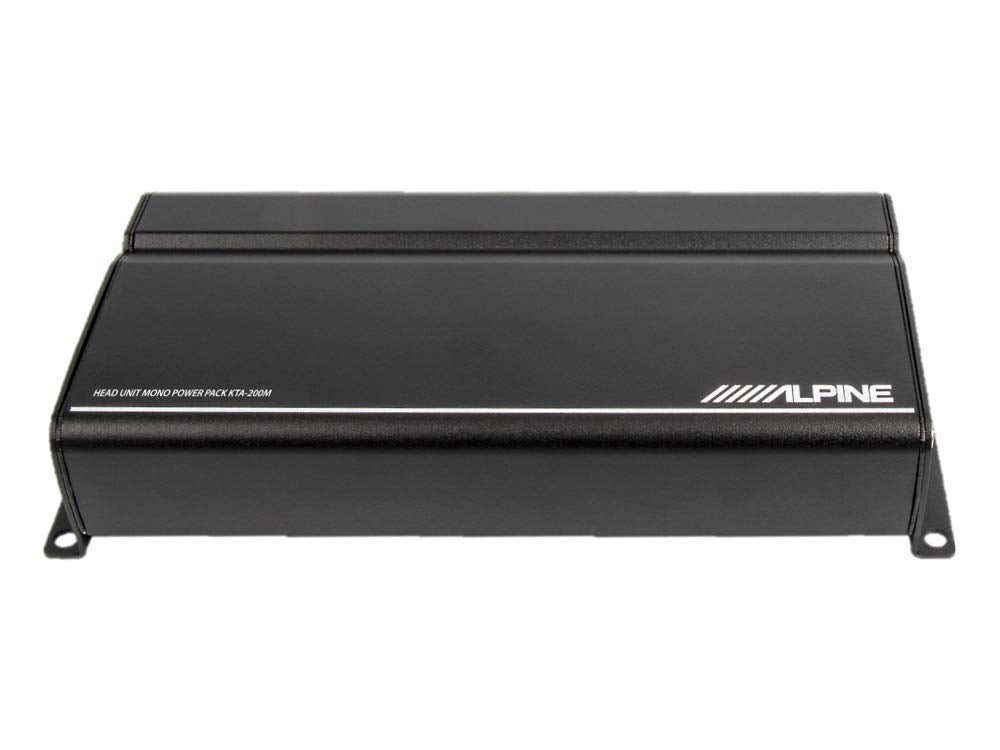 Alpine KTA-200M Compact  200 watts RMS Class D Monoblock Power Pack Amplifier