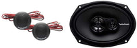 Thumbnail for Rockford Fosgate Prime R1T-S 1-Inch Tweeter Kit & Fosgate R169X3 Prime 6” x 9” 3-Way Full-Range Coaxial Speaker (Pair)