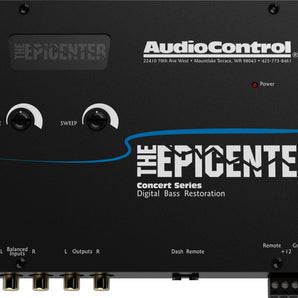 Audio Control The Epicenter Black Digital Bass Enhancer Restoration Processor