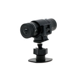 Diamond Audio D500 motorsport series camera on a mount with a 120-degree fisheye lens.