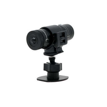 Diamond Audio D500 motorsport series camera on a mount with a 120-degree fisheye lens.
