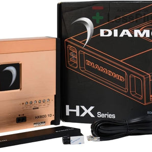 Diamond Audio HX800.1D HEX Mono 800W RMS Class D Subwoofer Amplifier